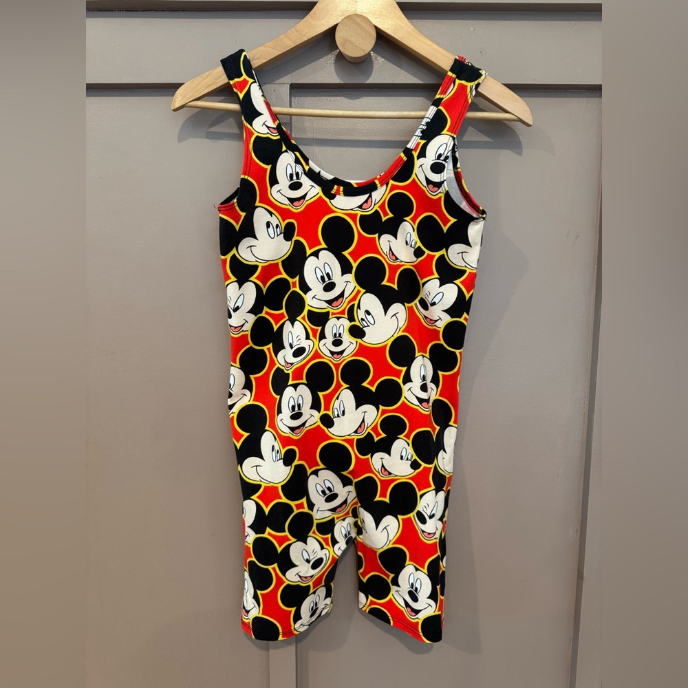 WILD RICH KIDS ADULT Mickey Mouse Print Romper